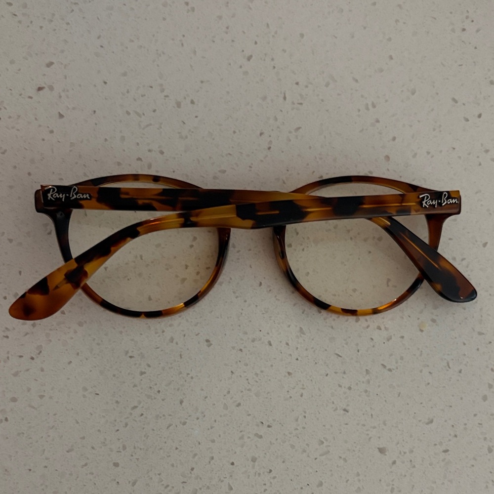 Rayban Tortoise Shell Round Glasses - image 2